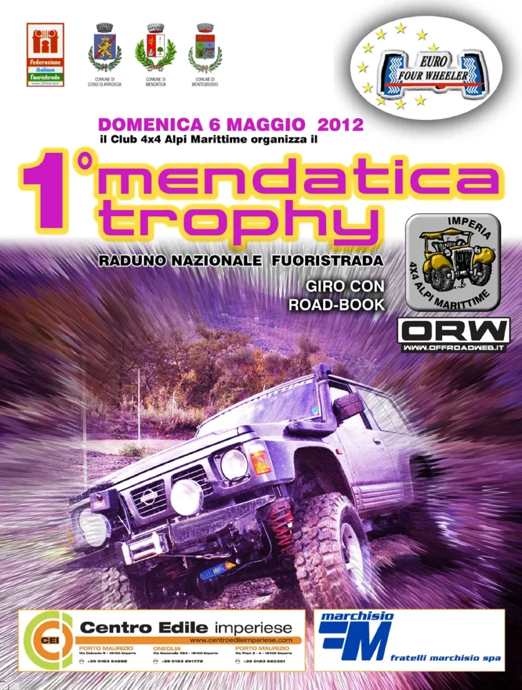 Locandina 1 mendatica trophy 2012
