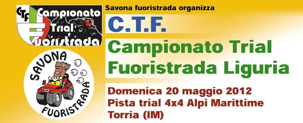 1ª prova Trofeo CTF LIGURIA - 20 maggio 2012 - Torria (IM)