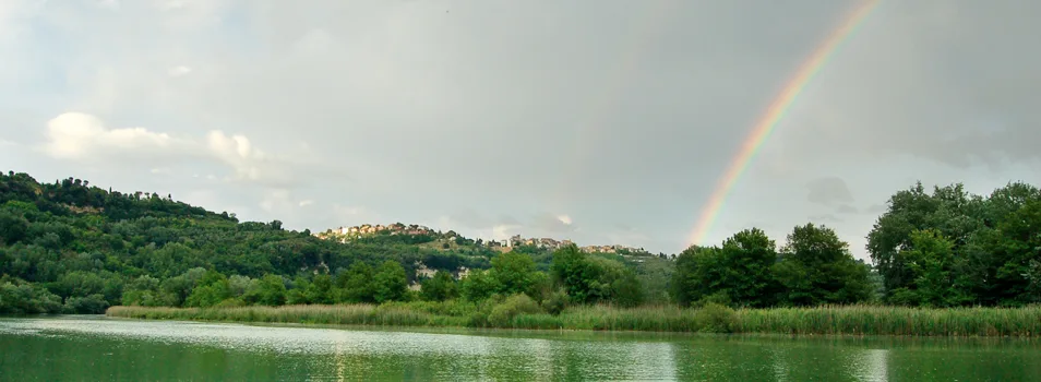 Arcobaleno sul tevere