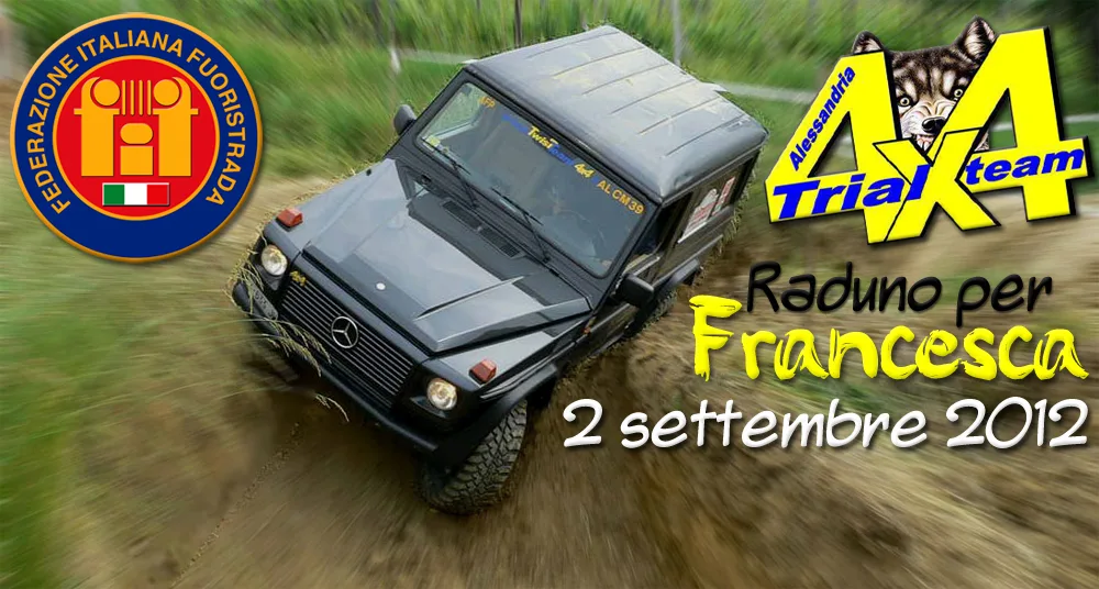 TRIAL TEAM - Raduno per Francesca - Bergamasco (AL) - 2 settembre 2012