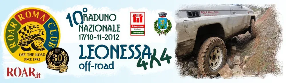 Roar Roma Club 4x4 Fuoristrada - X° Raduno FIF di Leonessa 17/18 novembre 2012
