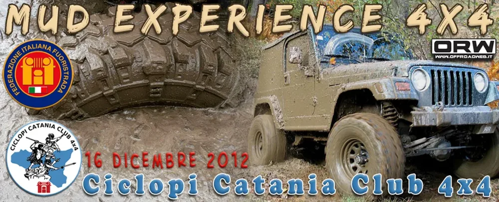 Ciclopi Catania Club 4x4 - Mud Experience 4x4 - 16 dicembre 2012