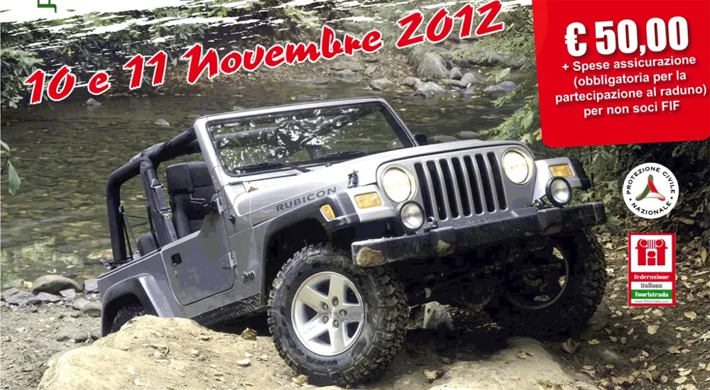 16° Weekend del SILA CLUB 4X4 - 10/11 novembre 2012