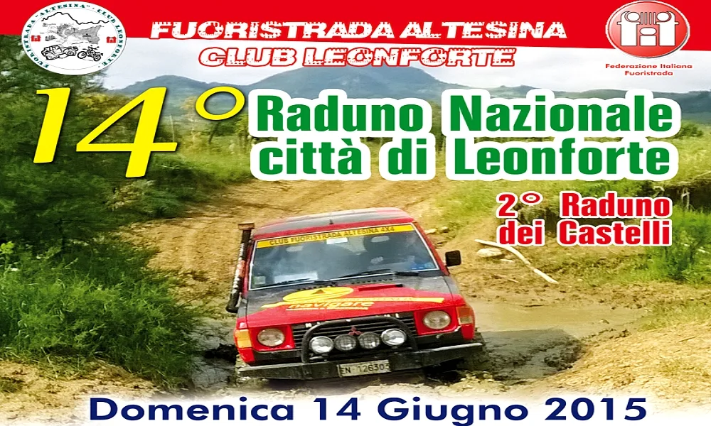 14° Raduno Nazionale F.I.F. Citta' di Leonforte "2° tour dei castelli" 14 Giugno 2015