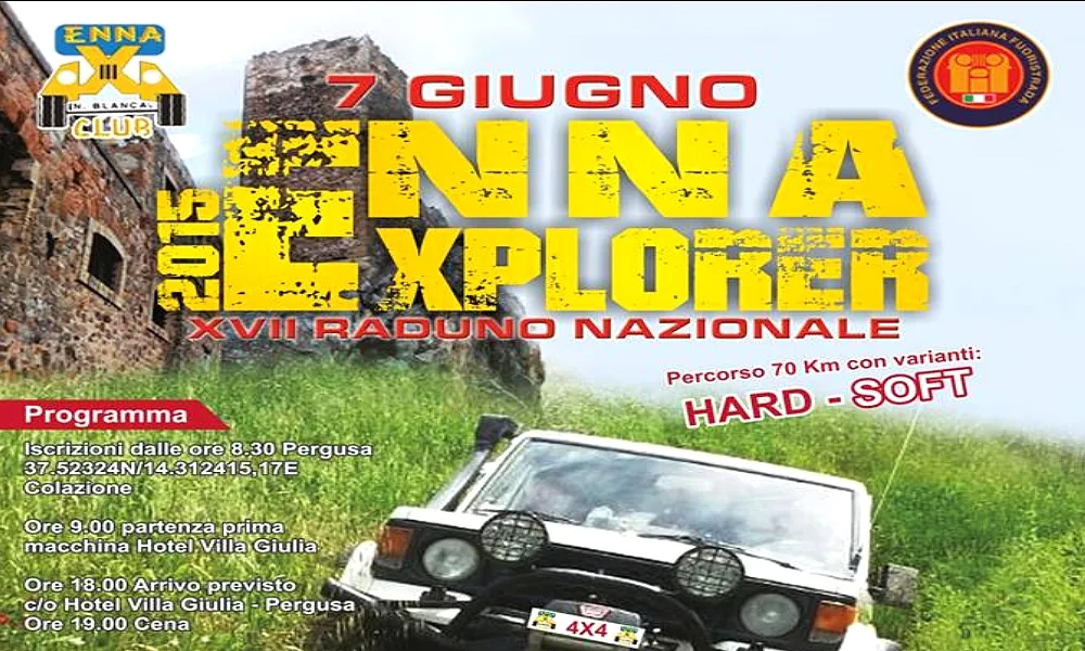 ENNA EXPLORER 2015 XVII Raduno Nazionale F.I.F. 7 Giugno 2015