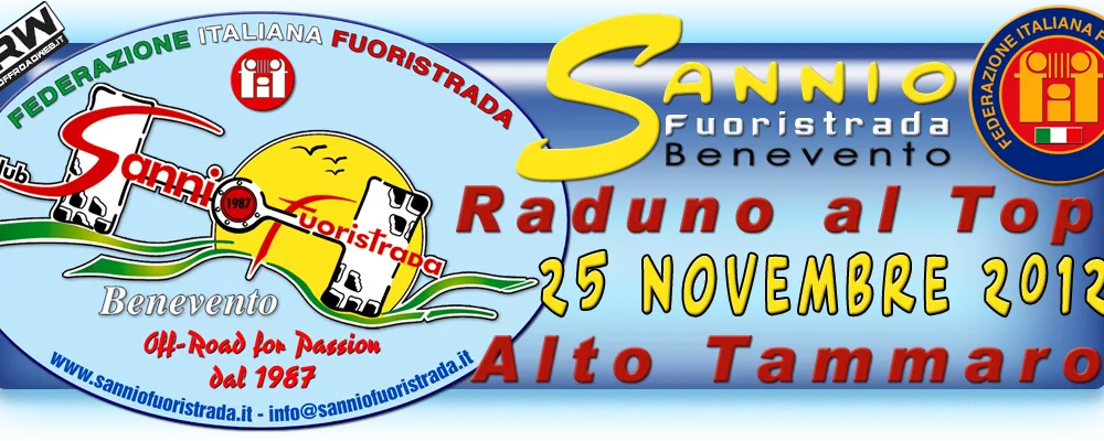 Banner raduno Sannio Fuoristrada 2012
