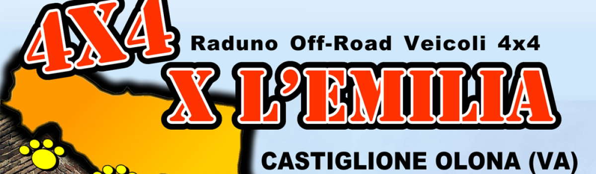 4 Zampe Off-Road – 4X4 X l' EMILIA – 22/23 settembre 2012