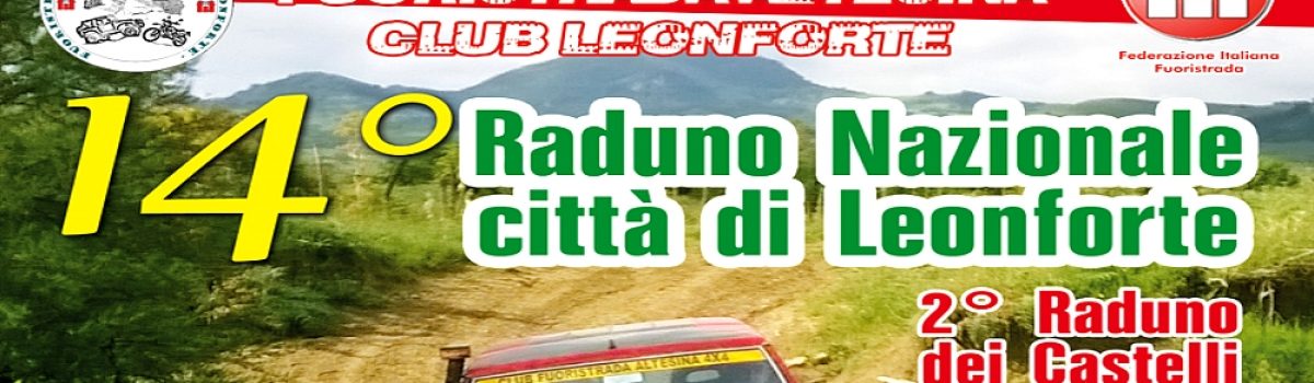 14° Raduno Nazionale F.I.F. Citta’ di Leonforte “2° tour dei castelli” 14 Giugno 2015