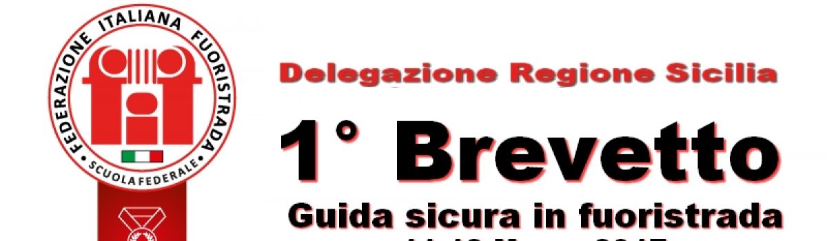 1° BREVETTO GUIDA SICURA